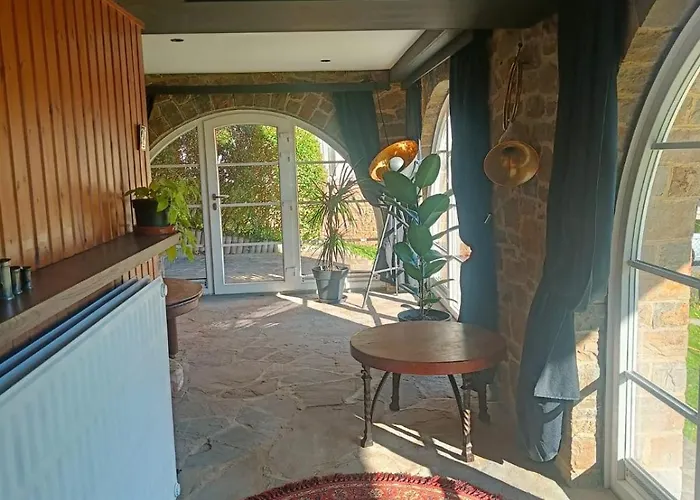 Ferienhaus Le De La Hulle Maison Privee Avec Sauna, Jacuzzi Et Bar *